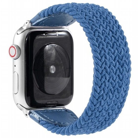 ����� �� / ������ ���� Braided Nylon Band ���� LaTera ����� ��� ����: Apple Watch 38mm/40mm/41mm (��� Blue)
