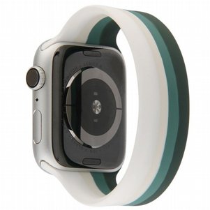 רצועת סיליקון מדגם Rainbow Solo Silicone Band מבית LaTera לשעון חכם מדגם: Apple Watch 42mm/44mm/45mm (צבע Green Rainbow) רצועת סיליקון מדגם Rainbow Solo Silicone Band מבית LaTera לשעון חכם מדגם: Apple Watch 42mm/44mm/45mm (צבע Green Rainbow)