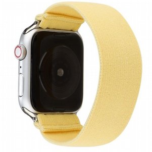 ����� ������� ����  Solid Silicone Band ���� LaTera ����� ��� ����: Apple Watch 38mm/40mm/41mm (��� Cream Yellow)