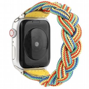רצועת בד / ניילון מדגם Elastic Woven Nylon Band מבית LaTera לשעון חכם מדגם: Apple Watch 42mm/44mm/45mm (צבע Yellow/Green/Orange) רצועת בד / ניילון מדגם Elastic Woven Nylon Band מבית LaTera לשעון חכם מדגם: Apple Watch 42mm/44mm/45mm (צבע Yellow/Green/Orange)