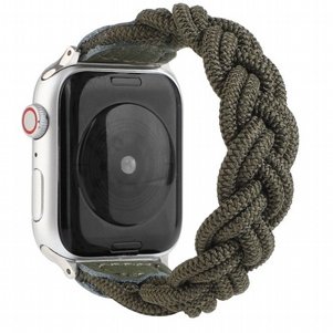 רצועת בד / ניילון מדגם Elastic Woven Nylon Band מבית LaTera לשעון חכם מדגם: Apple Watch 38mm/40mm/41mm (צבע Dark Green) רצועת בד / ניילון מדגם Elastic Woven Nylon Band מבית LaTera לשעון חכם מדגם: Apple Watch 38mm/40mm/41mm (צבע Dark Green)