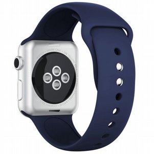 רצועת סיליקון מדגם Silicone Band מבית LaTera לשעון חכם מדגם: Apple Watch 42mm/44mm/45mm (צבע Dark Blue) רצועת סיליקון מדגם Silicone Band מבית LaTera לשעון חכם מדגם: Apple Watch 42mm/44mm/45mm (צבע Dark Blue)