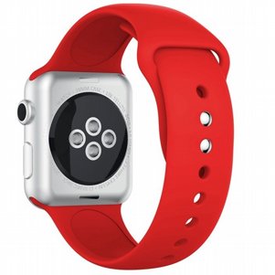 רצועת סיליקון מדגם Silicone Band מבית LaTera לשעון חכם מדגם: Apple Watch 42mm/44mm/45mm (צבע Red) רצועת סיליקון מדגם Silicone Band מבית LaTera לשעון חכם מדגם: Apple Watch 42mm/44mm/45mm (צבע Red)