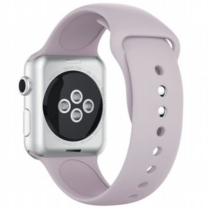 רצועת סיליקון מדגם Silicone Band מבית LaTera לשעון חכם מדגם: Apple Watch 42mm/44mm/45mm (צבע Light Purple) רצועת סיליקון מדגם Silicone Band מבית LaTera לשעון חכם מדגם: Apple Watch 42mm/44mm/45mm (צבע Light Purple)
