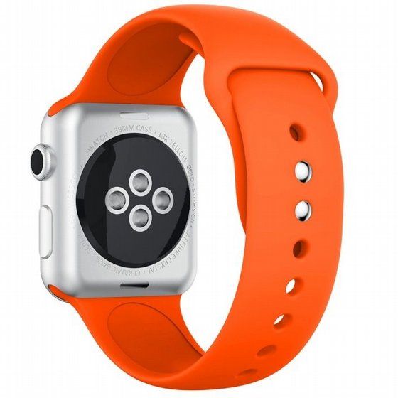 ����� ������� ���� Silicone Band ���� LaTera ����� ��� ����: Apple Watch 42mm/44mm/45mm (��� Orange)