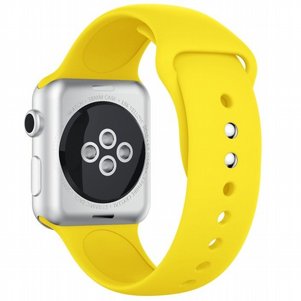 רצועת סיליקון מדגם Silicone Band מבית LaTera לשעון חכם מדגם: Apple Watch 38mm/40mm/41mm (צבע Yellow) רצועת סיליקון מדגם Silicone Band מבית LaTera לשעון חכם מדגם: Apple Watch 38mm/40mm/41mm (צבע Yellow)
