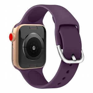 רצועת סיליקון מדגם Solid Color Silicone Band מבית LaTera לשעון חכם מדגם: Apple Watch 42mm/44mm/45mm (צבע Dark Purple) רצועת סיליקון מדגם Solid Color Silicone Band מבית LaTera לשעון חכם מדגם: Apple Watch 42mm/44mm/45mm (צבע Dark Purple)