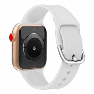 רצועת סיליקון מדגם Solid Color Silicone Band מבית LaTera לשעון חכם מדגם: Apple Watch 42mm/44mm/45mm (צבע White) רצועת סיליקון מדגם Solid Color Silicone Band מבית LaTera לשעון חכם מדגם: Apple Watch 42mm/44mm/45mm (צבע White)
