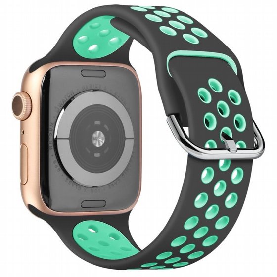 ����� ������� ���� Two Tone Sport Silicone Band ���� LaTera ����� ��� ����: Apple Watch 42mm/44mm/45mm (��� Grey/Teal)