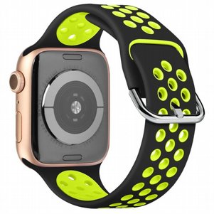 רצועת סיליקון מדגם Two Tone Sport Silicone Band מבית LaTera לשעון חכם מדגם: Apple Watch 42mm/44mm/45mm (צבע Black/Green) רצועת סיליקון מדגם Two Tone Sport Silicone Band מבית LaTera לשעון חכם מדגם: Apple Watch 42mm/44mm/45mm (צבע Black/Green)