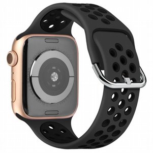 רצועת סיליקון מדגם Two Tone Sport Silicone Band מבית LaTera לשעון חכם מדגם: Apple Watch 38mm/40mm/41mm (צבע Grey/Black) רצועת סיליקון מדגם Two Tone Sport Silicone Band מבית LaTera לשעון חכם מדגם: Apple Watch 38mm/40mm/41mm (צבע Grey/Black)