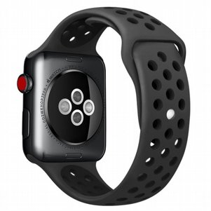 רצועת סיליקון מדגם Sport Silicone Band מבית LaTera לשעון חכם מדגם: Apple Watch 42mm/44mm/45mm (צבע Black) רצועת סיליקון מדגם Sport Silicone Band מבית LaTera לשעון חכם מדגם: Apple Watch 42mm/44mm/45mm (צבע Black)