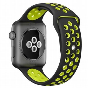 רצועת סיליקון מדגם Sport Silicone Band מבית LaTera לשעון חכם מדגם: Apple Watch 38mm/40mm/41mm (צבע Black/Yellow) רצועת סיליקון מדגם Sport Silicone Band מבית LaTera לשעון חכם מדגם: Apple Watch 38mm/40mm/41mm (צבע Black/Yellow)