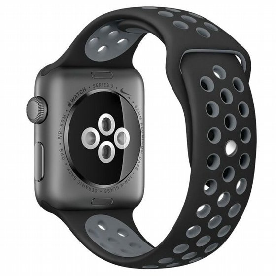 ����� ������� ���� Sport Silicone Band ���� LaTera ����� ��� ����: Apple Watch 38mm/40mm/41mm (��� Black/White)