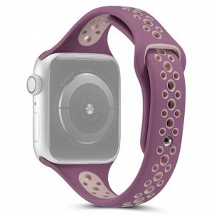 רצועת סיליקון מדגם Little Waist Sport Silicone Band מבית LaTera לשעון חכם מדגם: Apple Watch 38mm/40mm/41mm (צבע Purple/Pink) רצועת סיליקון מדגם Little Waist Sport Silicone Band מבית LaTera לשעון חכם מדגם: Apple Watch 38mm/40mm/41mm (צבע Purple/Pink)