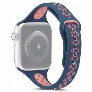 רצועת סיליקון מדגם Little Waist Sport Silicone Band מבית LaTera לשעון חכם מדגם: Apple Watch 38mm/40mm/41mm (צבע Blue/Pink) רצועת סיליקון מדגם Little Waist Sport Silicone Band מבית LaTera לשעון חכם מדגם: Apple Watch 38mm/40mm/41mm (צבע Blue/Pink)