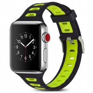 רצועת סיליקון מדגם T-Shape Two Color Silicone Band מבית LaTera לשעון חכם מדגם: Apple Watch 42mm/44mm/45mm (צבע Black/Yellow) רצועת סיליקון מדגם T-Shape Two Color Silicone Band מבית LaTera לשעון חכם מדגם: Apple Watch 42mm/44mm/45mm (צבע Black/Yellow)