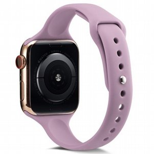 רצועת סיליקון מדגם Thin Silicone Band מבית LaTera לשעון חכם מדגם: Apple Watch 38mm/40mm/41mm (צבע Purple) רצועת סיליקון מדגם Thin Silicone Band מבית LaTera לשעון חכם מדגם: Apple Watch 38mm/40mm/41mm (צבע Purple)