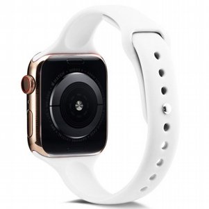 רצועת סיליקון מדגם Thin Silicone Band מבית LaTera לשעון חכם מדגם: Apple Watch 38mm/40mm/41mm (צבע Creamy white) רצועת סיליקון מדגם Thin Silicone Band מבית LaTera לשעון חכם מדגם: Apple Watch 38mm/40mm/41mm (צבע Creamy white)