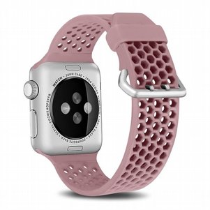 רצועת סיליקון מדגם Two Tone Honeycomb Silicone Band מבית LaTera לשעון חכם מדגם: Apple Watch 42mm/44mm/45mm (צבע Light Pink) רצועת סיליקון מדגם Two Tone Honeycomb Silicone Band מבית LaTera לשעון חכם מדגם: Apple Watch 42mm/44mm/45mm (צבע Light Pink)