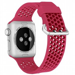 רצועת סיליקון מדגם Two Tone Honeycomb Silicone Band מבית LaTera לשעון חכם מדגם: Apple Watch 38mm/40mm/41mm (צבע Red) רצועת סיליקון מדגם Two Tone Honeycomb Silicone Band מבית LaTera לשעון חכם מדגם: Apple Watch 38mm/40mm/41mm (צבע Red)