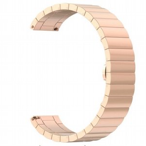 רצועת מתכת מדגם Butterfly Buckle Steel Band מבית LaTera לשעון חכם מדגם: Samsung Galaxy Watch 46mm (צבע Rose Gold) רצועת מתכת מדגם Butterfly Buckle Steel Band מבית LaTera לשעון חכם מדגם: Samsung Galaxy Watch 46mm (צבע Rose Gold)