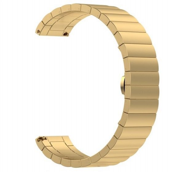 ����� ���� ����  Butterfly Buckle Steel Band ���� LaTera ����� ��� ����: Samsung Galaxy Watch  46mm (��� Gold)