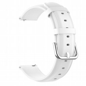 רצועת עור מדגם Round Tail Leather Band מבית LaTera לשעון חכם מדגם: Samsung Galaxy Watch 46mm (צבע White) רצועת עור מדגם Round Tail Leather Band מבית LaTera לשעון חכם מדגם: Samsung Galaxy Watch 46mm (צבע White)
