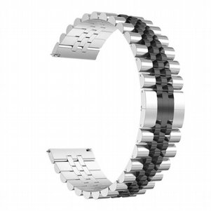 רצועת מתכת מדגם Five Beads Steel Band מבית LaTera לשעון חכם מדגם: Samsung Galaxy Watch 46mm (צבע Silver/Black) רצועת מתכת מדגם Five Beads Steel Band מבית LaTera לשעון חכם מדגם: Samsung Galaxy Watch 46mm (צבע Silver/Black)