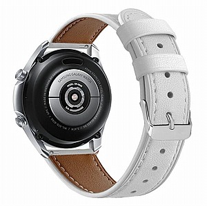 ����� ��� ���� Replacement Leather Band ���� LaTera ����� ��� ����: Samsung Galaxy Watch  46mm (��� White)