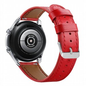 רצועת עור מדגם Replacement Leather Band מבית LaTera לשעון חכם מדגם: Samsung Galaxy Watch 46mm (צבע Red) רצועת עור מדגם Replacement Leather Band מבית LaTera לשעון חכם מדגם: Samsung Galaxy Watch 46mm (צבע Red)