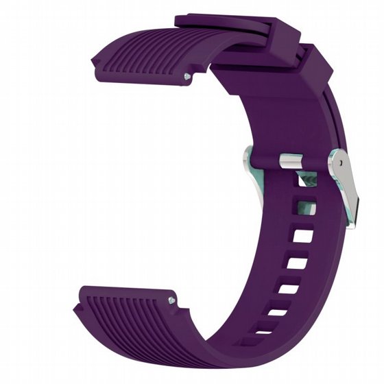 ����� ������� ����  Vertical Grain Wrist Silicone Band ���� LaTera ����� ��� ����: Samsung Galaxy Watch  46mm (��� Purple)