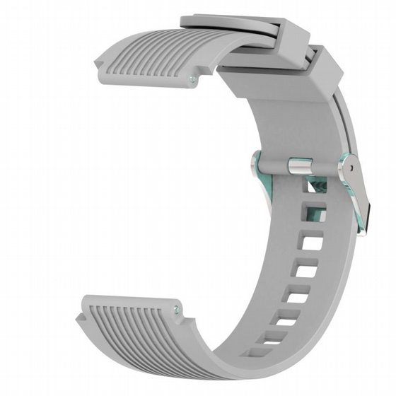 ����� ������� ����  Vertical Grain Wrist Silicone Band ���� LaTera ����� ��� ����: Samsung Galaxy Watch  46mm (��� Grey)