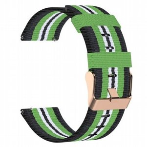 רצועת בד / ניילון מדגם Woven Textured Nylon Band מבית LaTera לשעון חכם מדגם: Samsung Galaxy Watch 46mm (צבע Black/Lime) רצועת בד / ניילון מדגם Woven Textured Nylon Band מבית LaTera לשעון חכם מדגם: Samsung Galaxy Watch 46mm (צבע Black/Lime)