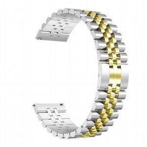 רצועת מתכת מדגם Five Beads Steel Band מבית LaTera לשעון חכם מדגם: Samsung Galaxy Watch 42mm (צבע (Silver/Gold) רצועת מתכת מדגם Five Beads Steel Band מבית LaTera לשעון חכם מדגם: Samsung Galaxy Watch 42mm (צבע (Silver/Gold)