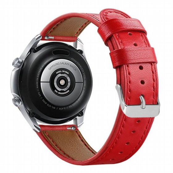 ����� ��� ���� Replacement Leather Band ���� LaTera ����� ��� ����: Samsung Galaxy Watch  42mm (��� Red)