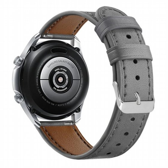 ����� ��� ���� Replacement Leather Band ���� LaTera ����� ��� ����: Samsung Galaxy Watch  42mm (��� Grey)