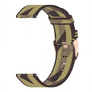 רצועת בד / ניילון מדגם Stripe Weave Nylon Band מבית LaTera לשעון חכם מדגם: Samsung Galaxy Watch 42mm (צבע Yellow) רצועת בד / ניילון מדגם Stripe Weave Nylon Band מבית LaTera לשעון חכם מדגם: Samsung Galaxy Watch 42mm (צבע Yellow)