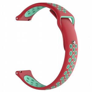 רצועת סיליקון מדגם Double Color Wrist Silicone Band מבית LaTera לשעון חכם מדגם: Samsung Galaxy Watch 42mm (צבע Green/Red) רצועת סיליקון מדגם Double Color Wrist Silicone Band מבית LaTera לשעון חכם מדגם: Samsung Galaxy Watch 42mm (צבע Green/Red)
