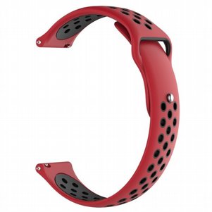 רצועת סיליקון מדגם Double Color Wrist Silicone Band מבית LaTera לשעון חכם מדגם: Samsung Galaxy Watch 42mm (צבע Black/Red) רצועת סיליקון מדגם Double Color Wrist Silicone Band מבית LaTera לשעון חכם מדגם: Samsung Galaxy Watch 42mm (צבע Black/Red)