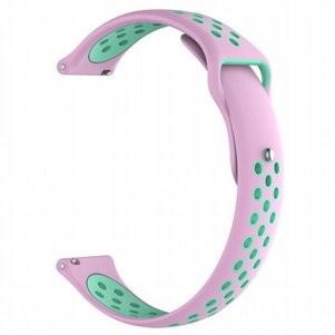 רצועת סיליקון מדגם Double Color Wrist Silicone Band מבית LaTera לשעון חכם מדגם: Samsung Galaxy Watch 42mm (צבע Pink) רצועת סיליקון מדגם Double Color Wrist Silicone Band מבית LaTera לשעון חכם מדגם: Samsung Galaxy Watch 42mm (צבע Pink)