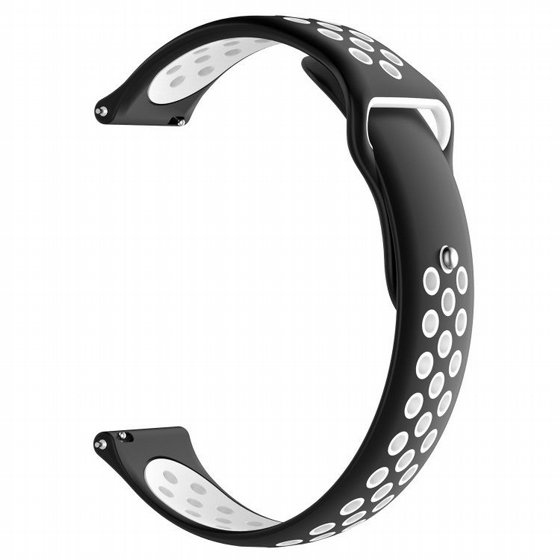 ����� ������� ����  Double Color Wrist Silicone Band ���� LaTera ����� ��� ����: Samsung Galaxy Watch  42mm (��� Black/White)
