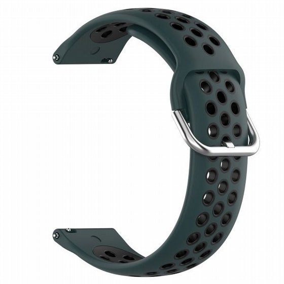 ����� ������� ���� Sports Solid Color Silicone Band ���� LaTera ����� ��� ����: Samsung Galaxy Watch  46mm (��� Olive Green/Black)