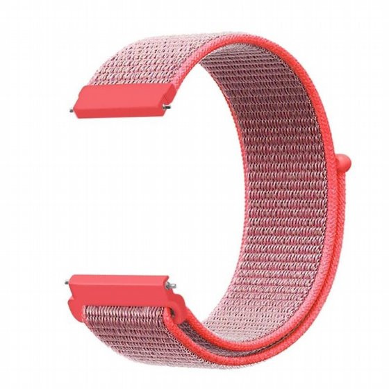 ����� �� / ������ ����  Simple Braided Nylon Band ���� LaTera ����� ��� ����: Samsung Galaxy Watch  46mm (��� Hot Pink)