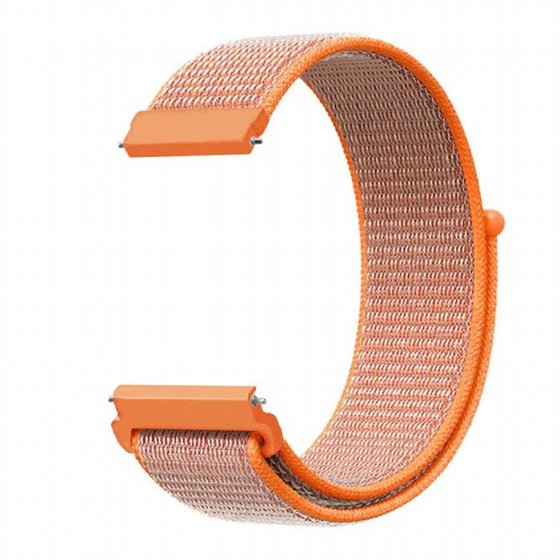 ����� �� / ������ ����  Simple Braided Nylon Band ���� LaTera ����� ��� ����: Samsung Galaxy Watch  46mm (��� Orange Red)