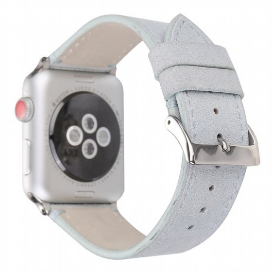����� ��� ���� Frosted Genuine Leather Band ���� LaTera ����� ��� ����: Apple Watch 42mm/44mm/45mm (��� White)