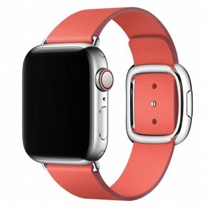 רצועת עור מדגם Modern Style Leather Band מבית LaTera לשעון חכם מדגם: Apple Watch 38mm/40mm/41mm (צבע Watermelon Red) רצועת עור מדגם Modern Style Leather Band מבית LaTera לשעון חכם מדגם: Apple Watch 38mm/40mm/41mm (צבע Watermelon Red)