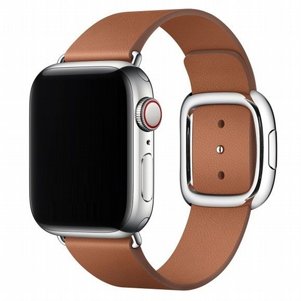 רצועת עור מדגם Modern Style Leather Band מבית LaTera לשעון חכם מדגם: Apple Watch 38mm/40mm/41mm (צבע Brown) רצועת עור מדגם Modern Style Leather Band מבית LaTera לשעון חכם מדגם: Apple Watch 38mm/40mm/41mm (צבע Brown)