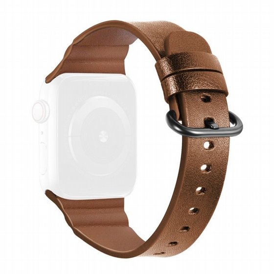 ����� ��� ���� Replacement Genuine Leather Band ���� LaTera ����� ��� ����: Apple Watch 42mm/44mm/45mm (��� Brown)