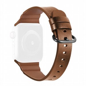 רצועת עור מדגם Replacement Genuine Leather Band מבית LaTera לשעון חכם מדגם: Apple Watch 42mm/44mm/45mm (צבע Brown) רצועת עור מדגם Replacement Genuine Leather Band מבית LaTera לשעון חכם מדגם: Apple Watch 42mm/44mm/45mm (צבע Brown)